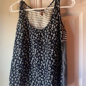 Dolan Leopard Print Sleeveless Top
